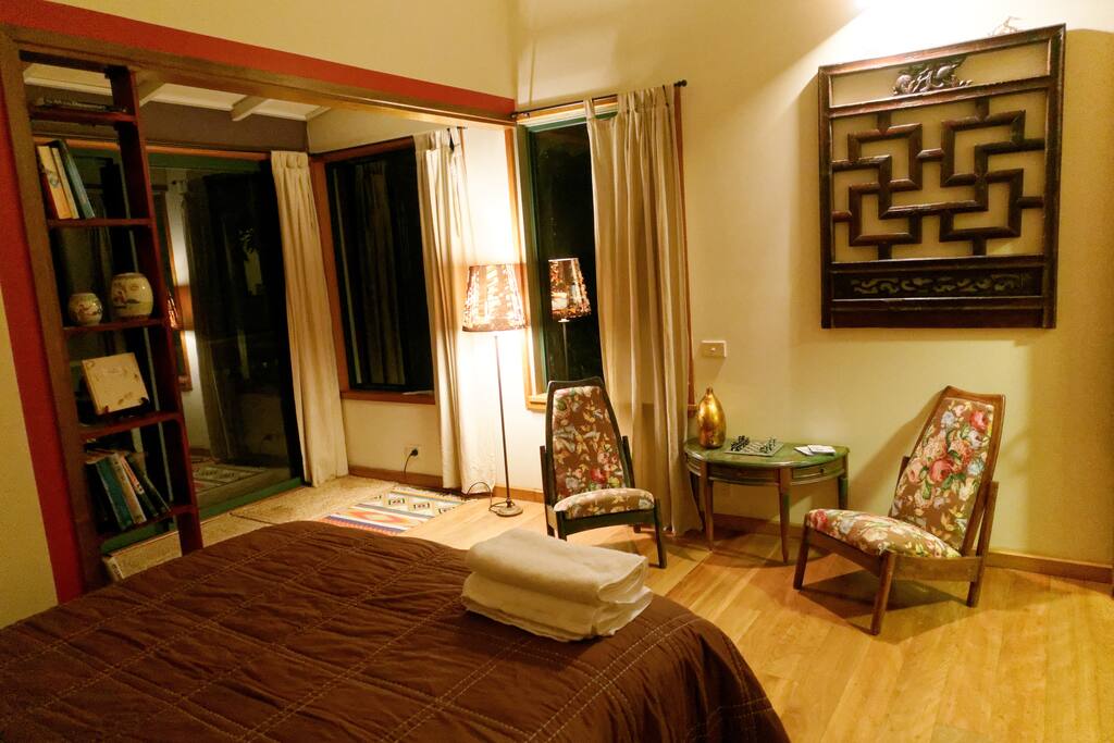 Uniquely styled rooms