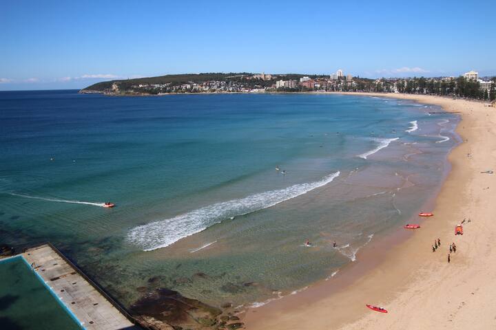 Absolute Manly beachfront direct access & views