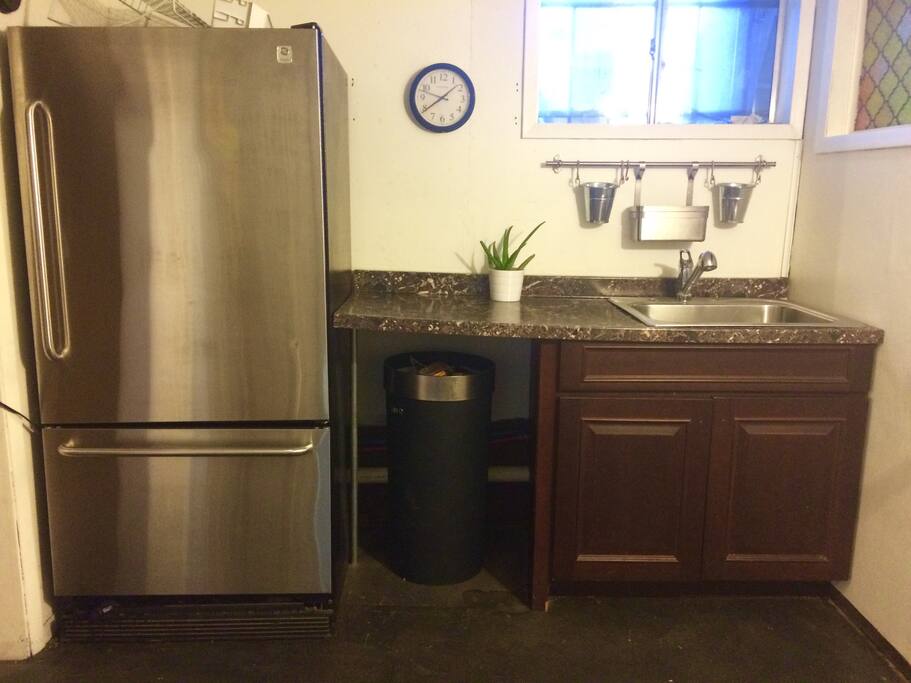 Your kitchen. microwave and coffee maker available.