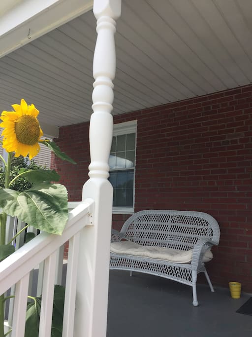 Enjoy swinging or sitting out on the front porch