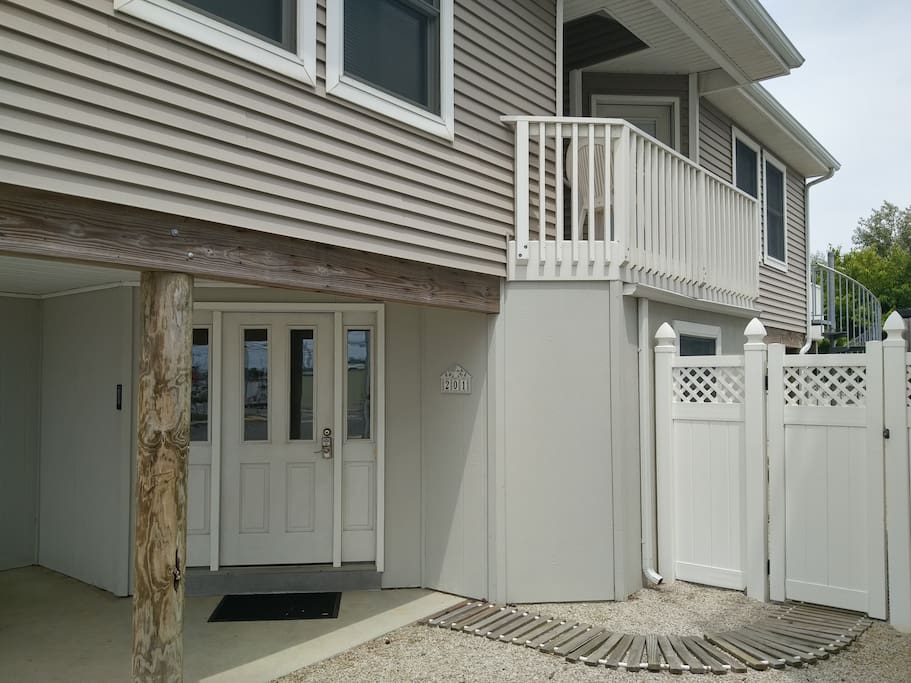 Front Door + Gate To The Outdoor Shower