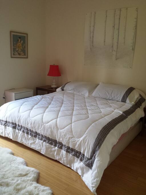 View of the guest bedroom.