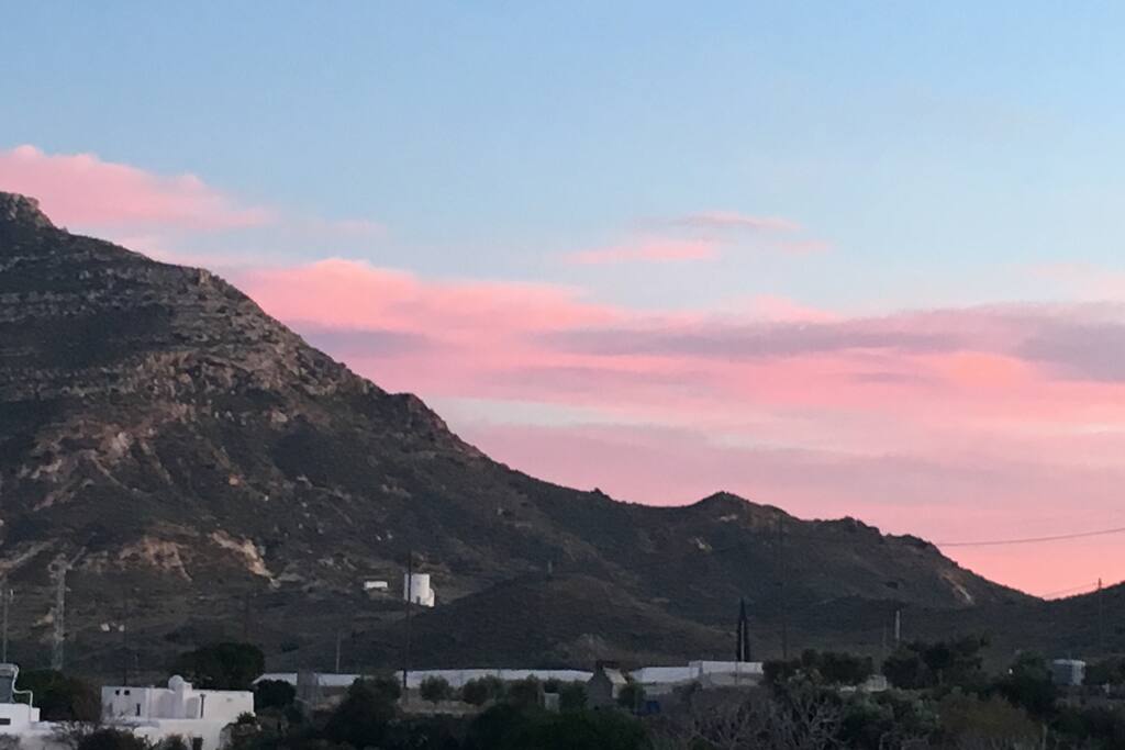 Vista desde la casa.