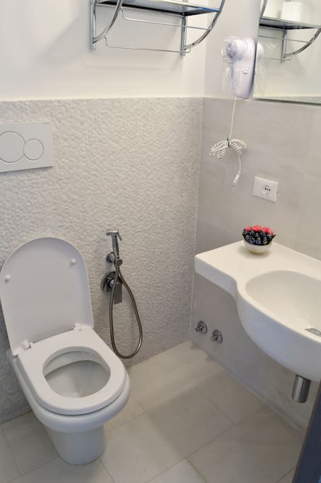 i bagni privati sono molto confortevoli