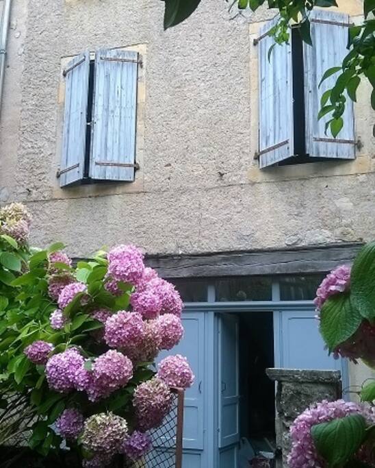 Jardin face à la maison