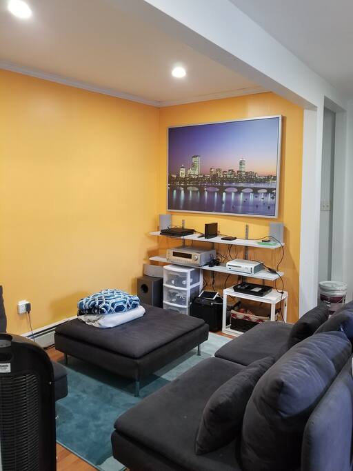 Newly painted room