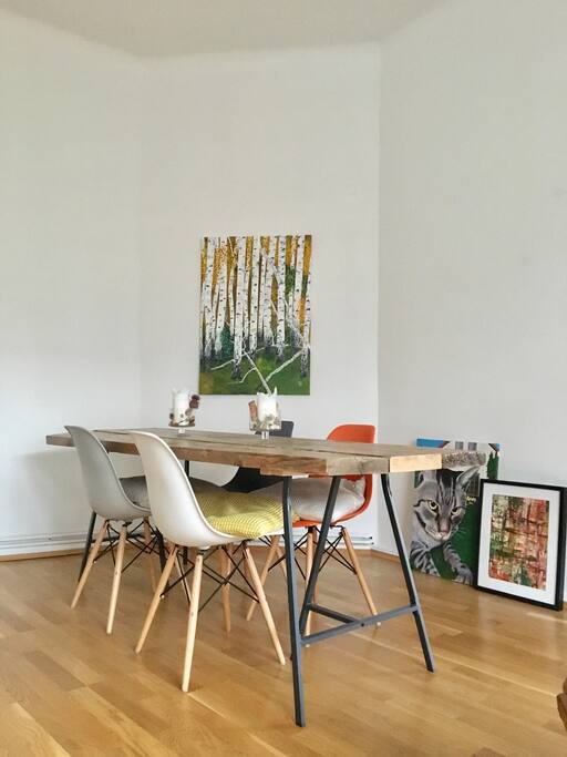 Hohe Decken und helle Röume