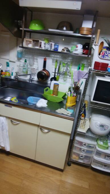キッチンは共用です。