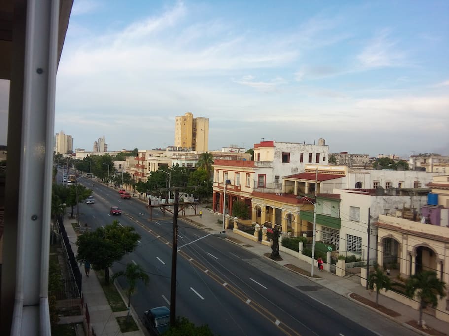Vista desde el balcón