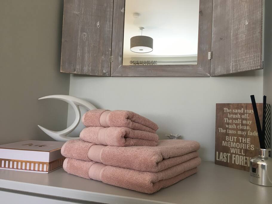 Towels & soaps provided