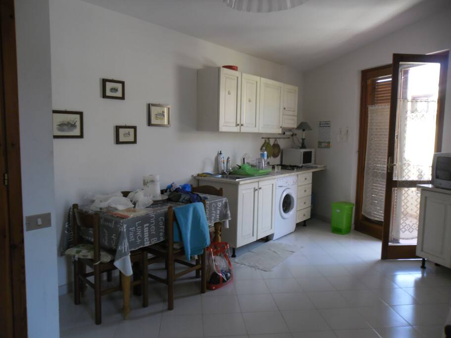 sala e angolo cottura