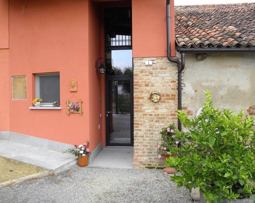 L'ingresso della casa vacanze
