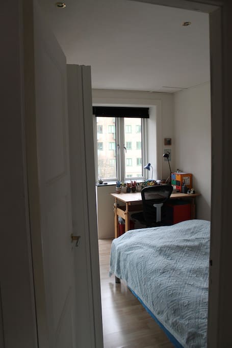 Bedroom towards the backyard