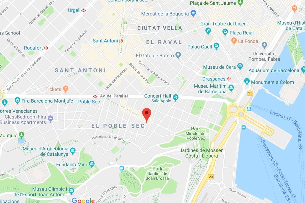 Poble Sec area