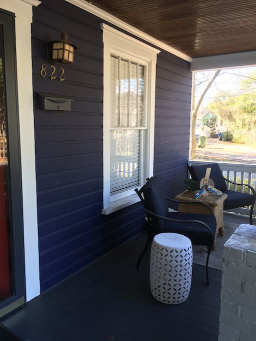 Relaxing front porch