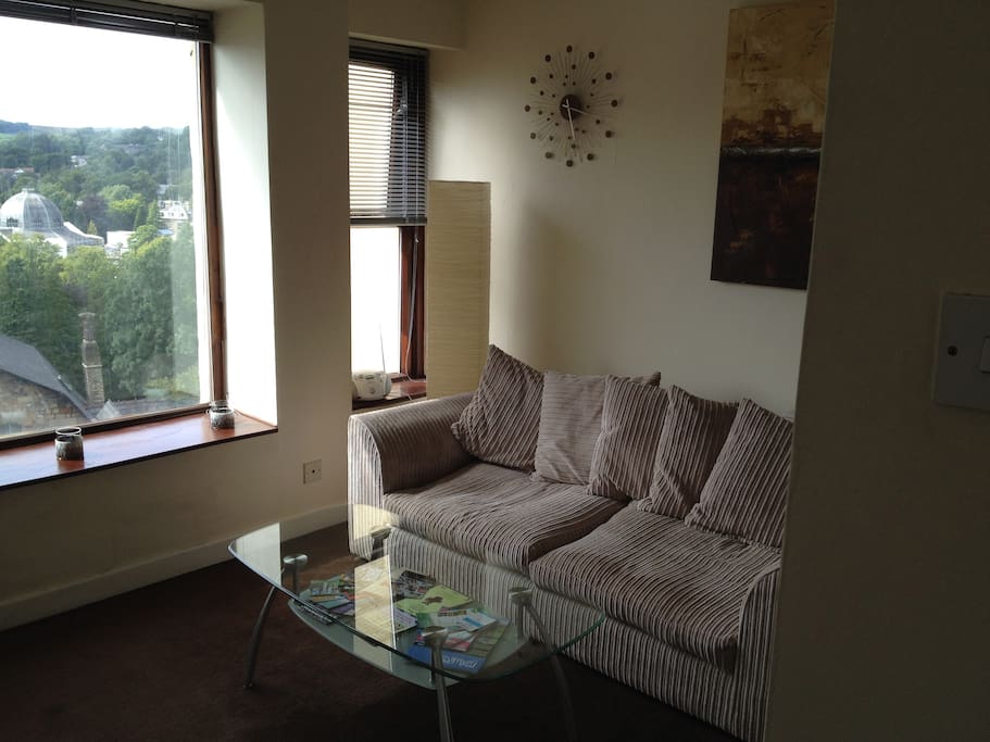 Light and cosy living space with fabulous views.