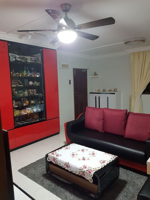 living room - red & black concepts