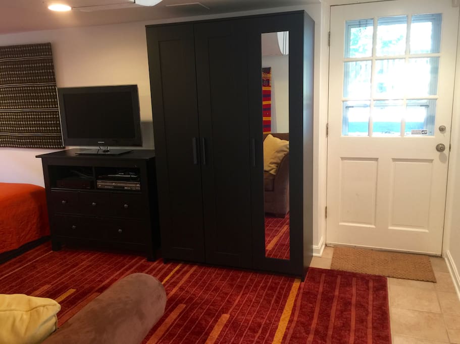Separate entrance