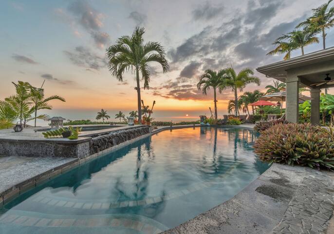 Luxury Private Home | 180° Ocean View | AC | Spa