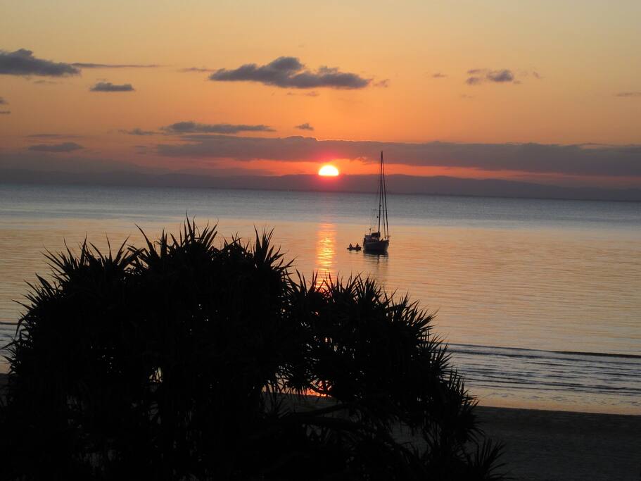 Actual sunset view, from tour deck