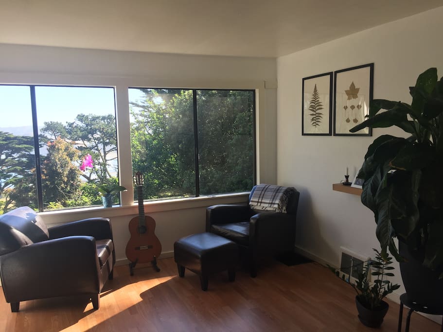 Living area with a view