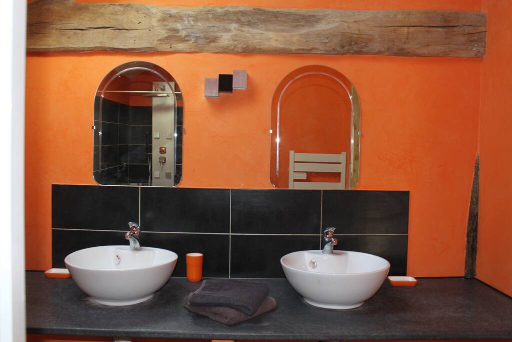 salle d'eau double vasques