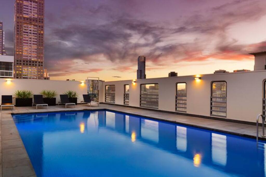 Imagine you are swimming with the stunning view.