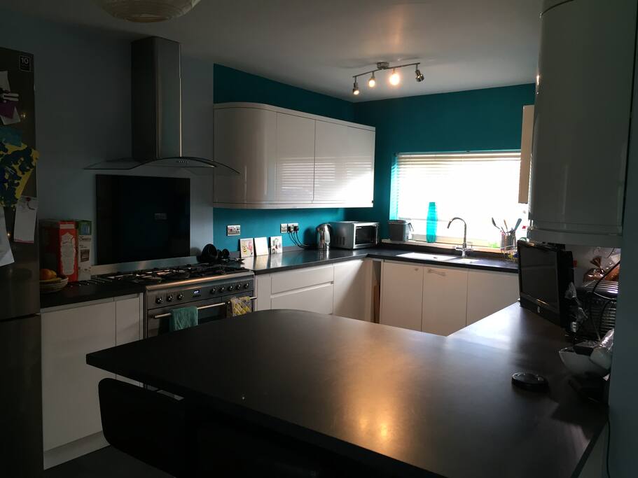 Kitchen with breakfast bar