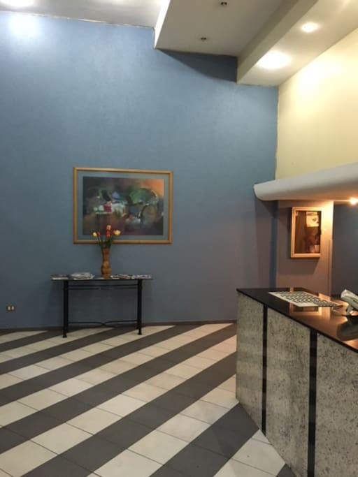 Recepción del edificio