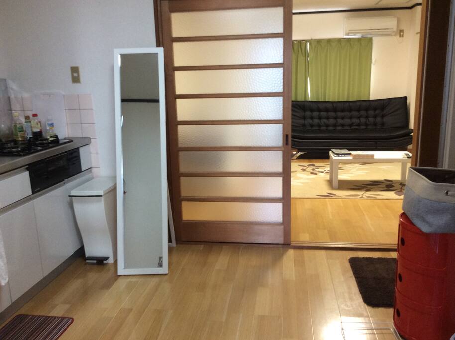View from the entrance of the apartment