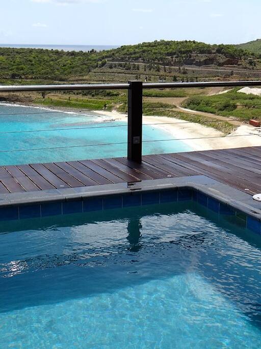 form the pool looking to the beach