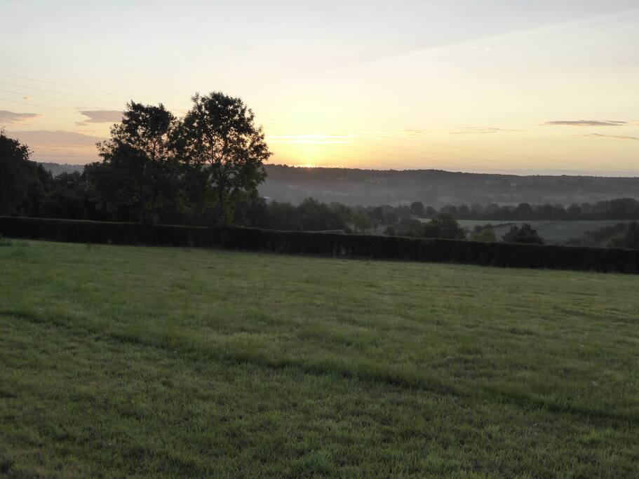 La vue au petit matin