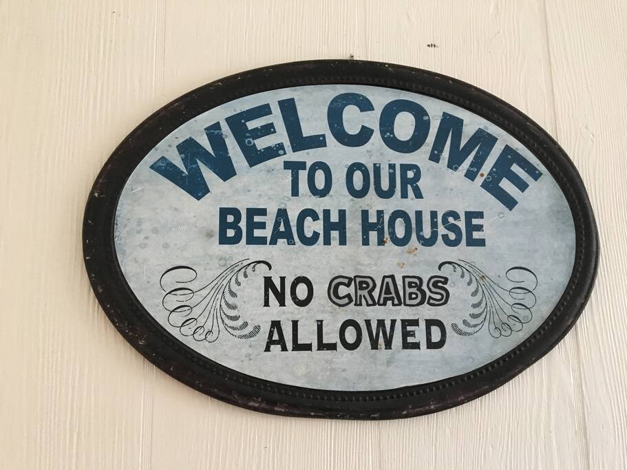 No crabs on vacation!
