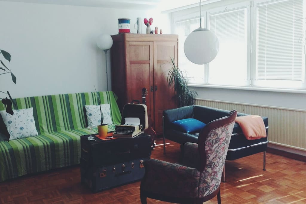 Room with Bed-Sofa
