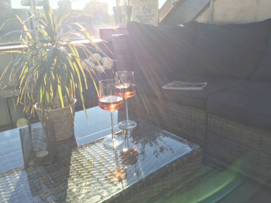 Summertime on the terrace