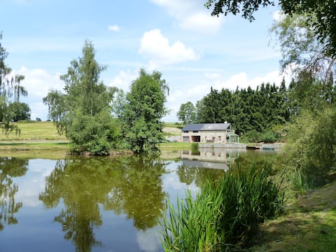 "Le Moulin d'Herbay" – Charming cottage with pond