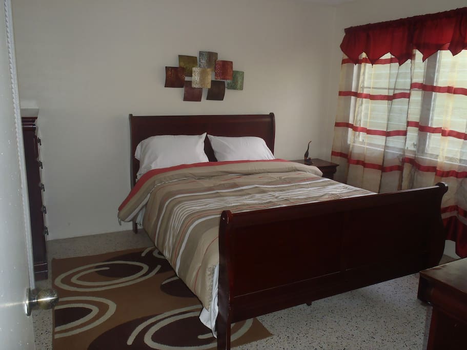 Cozy and intimate bedroom with Queen size bed and plenty closet space.