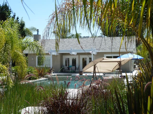 1,000 SF Pool House on a Spacious Quiet Oasis Lot