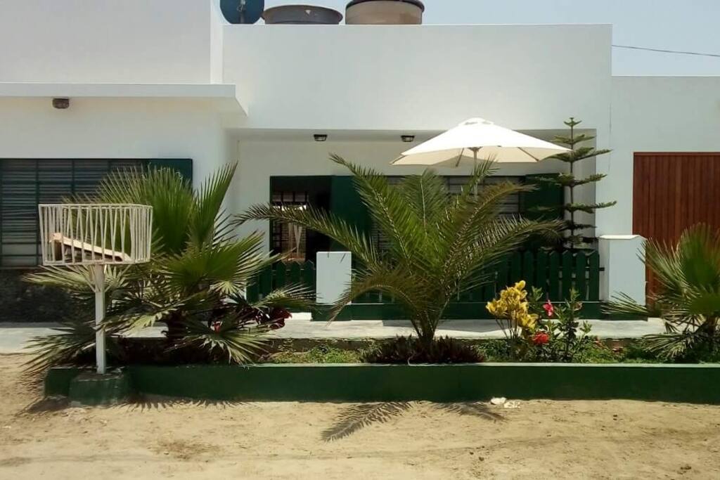 Casa de playa frente al mar.