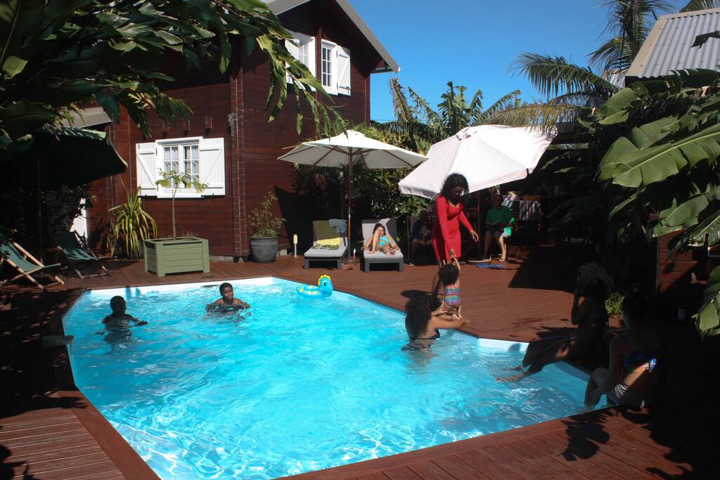 Piscine au sel