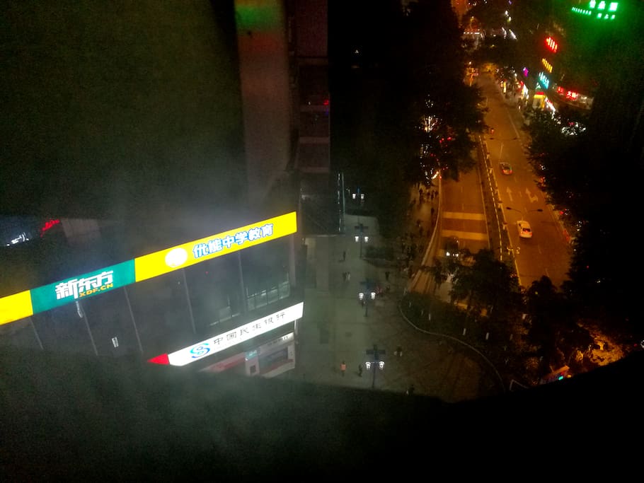 中心繁华夜景