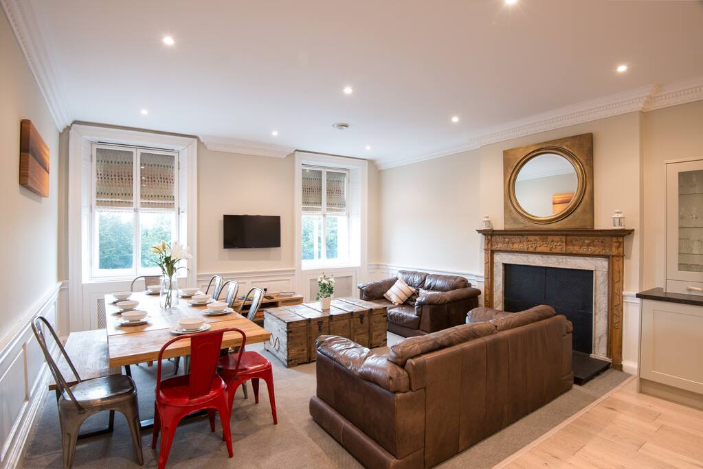 Large sociable living room