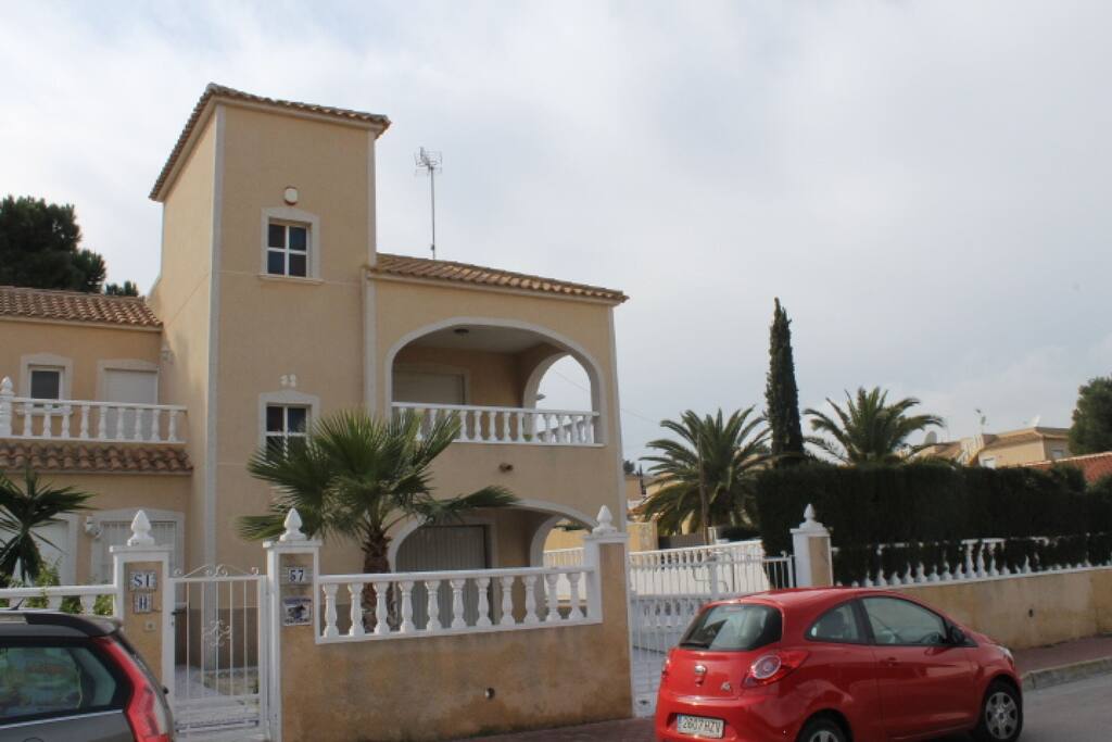 Front of Villa