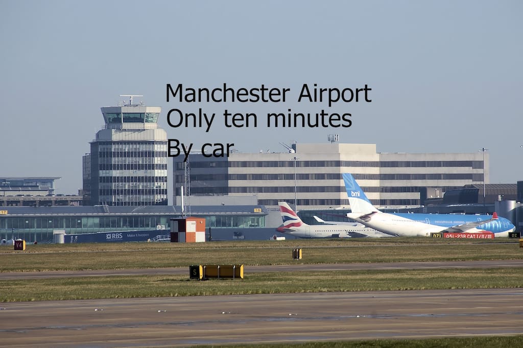 Thanks to the new A555 SEMMMS link road we are within extremely easy reach of Manchester International Airport