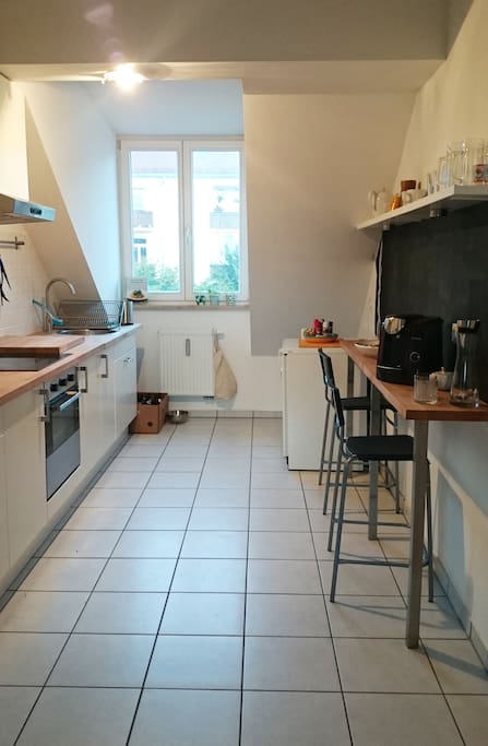 The kitchen is equipped with everything you need.