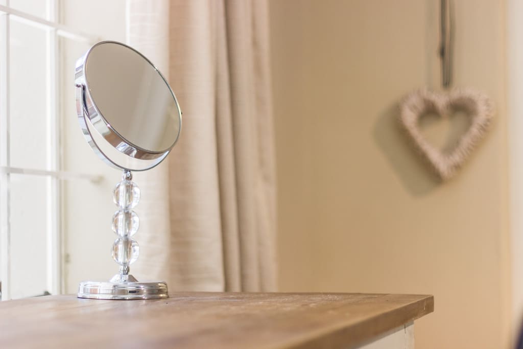 Mirror and wall ornament...