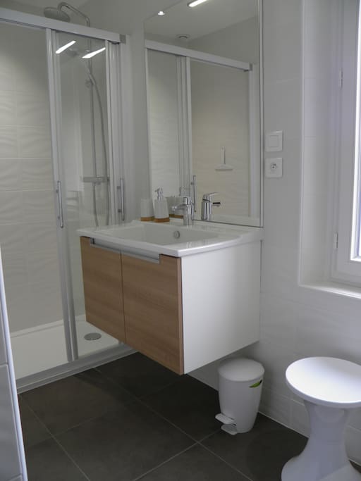 La Salle de bains avec WC