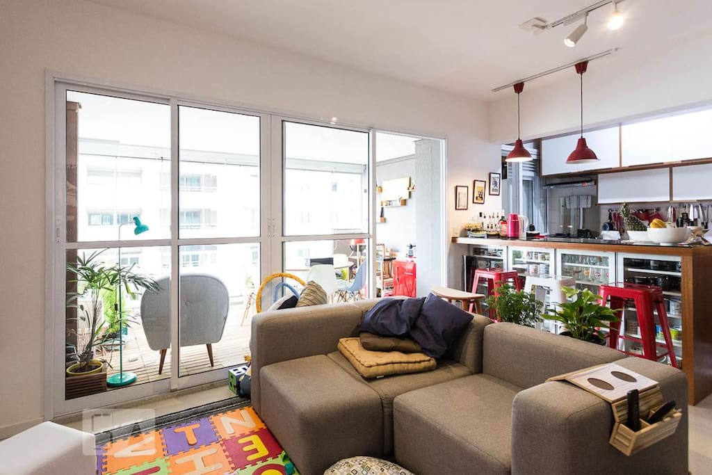 Living Room + Balcony