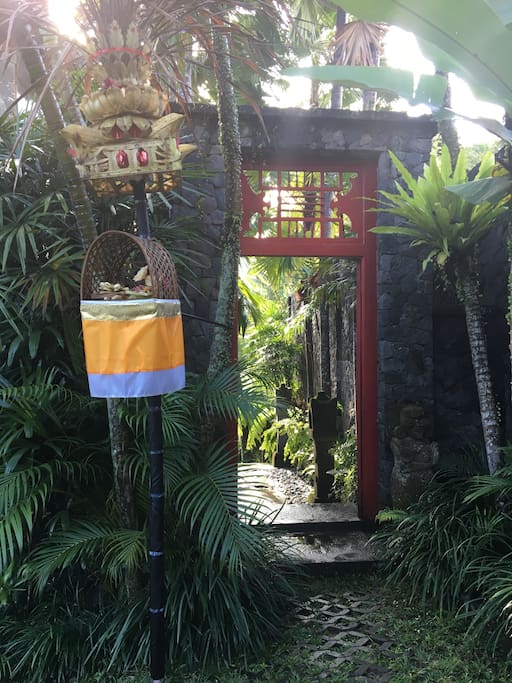 Entrance to property