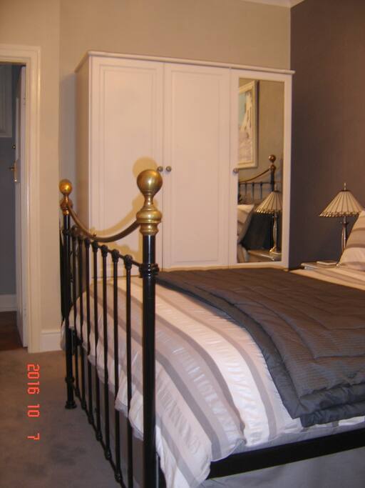 LARGE WARDROBE WITH FULL LENGTH MIRROR